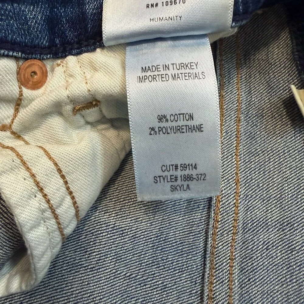 Citizens of Humanity Premium Vintage Skyla Mid Rise Slim Straight Jeans size 24